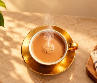 Cup of tea at home